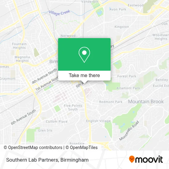 Southern Lab Partners map