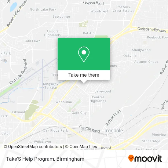 Take’S Help Program map