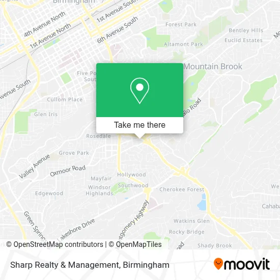 Sharp Realty & Management map