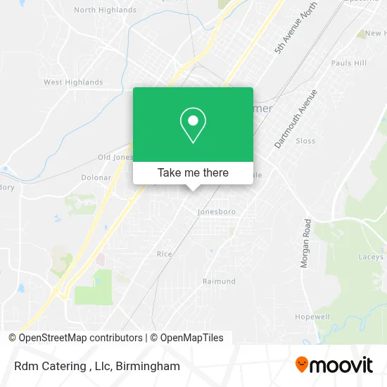 Mapa de Rdm Catering , Llc
