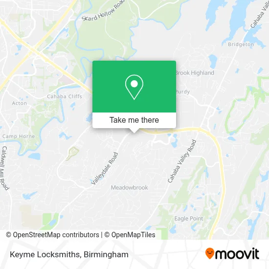 Keyme Locksmiths map