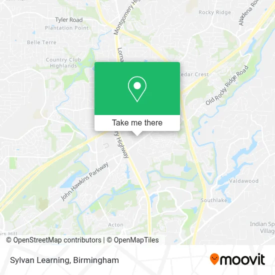 Sylvan Learning map