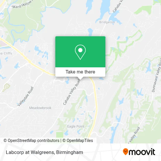 Labcorp at Walgreens map