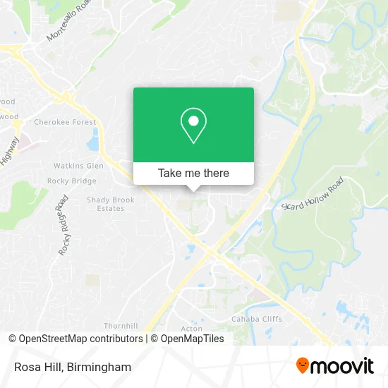 Rosa Hill map