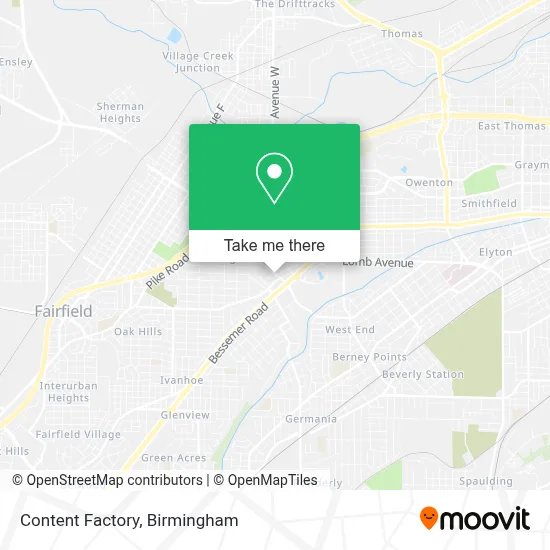Content Factory map