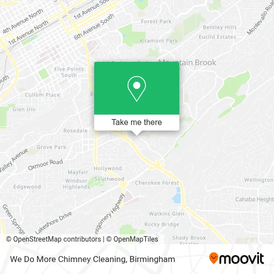 We Do More Chimney Cleaning map