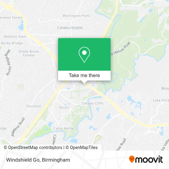 Windshield Go map