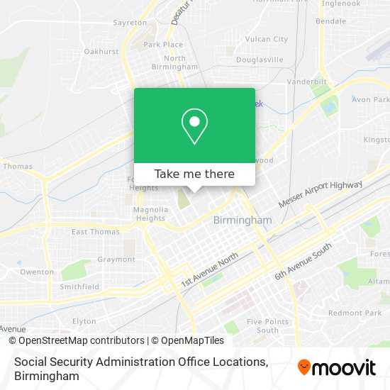 Social Security Administration Office Locations map