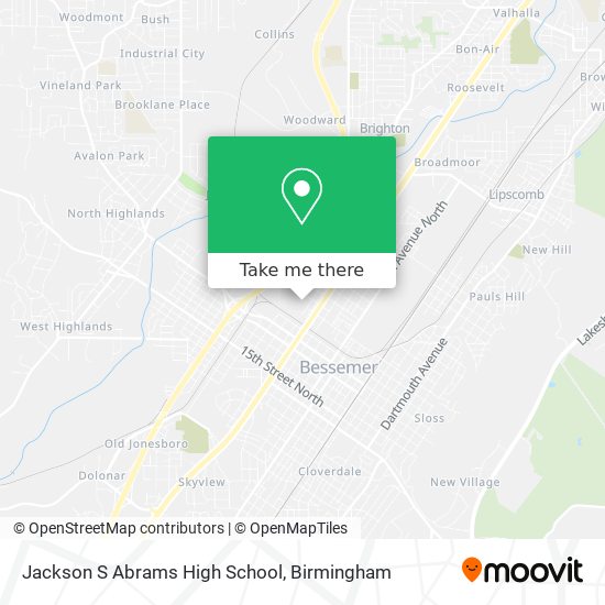 Mapa de Jackson S Abrams High School