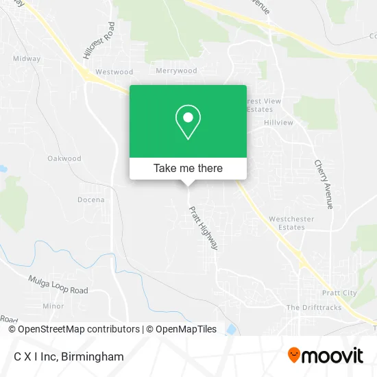 C X I Inc map