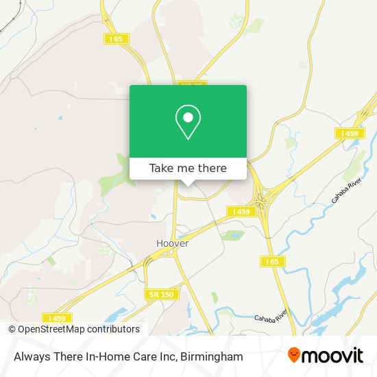 Mapa de Always There In-Home Care Inc