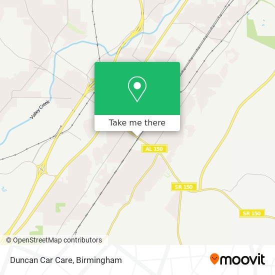 Duncan Car Care map