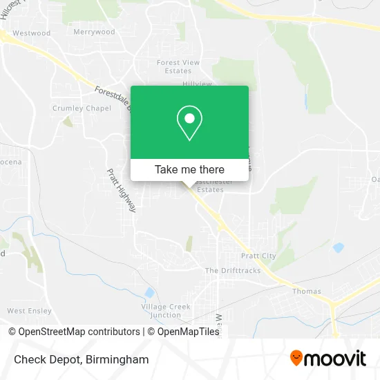 Check Depot map