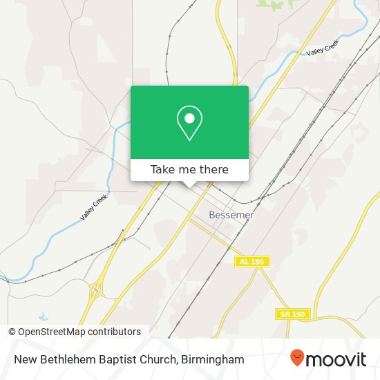 New Bethlehem Baptist Church map