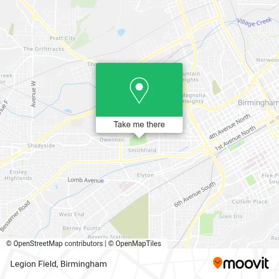 Legion Field map