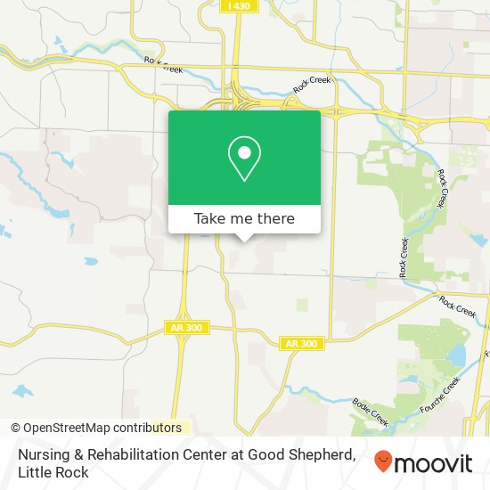Nursing & Rehabilitation Center at Good Shepherd map