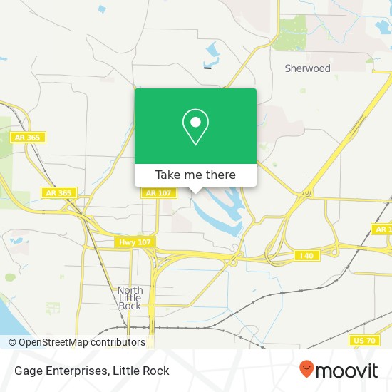 Gage Enterprises map