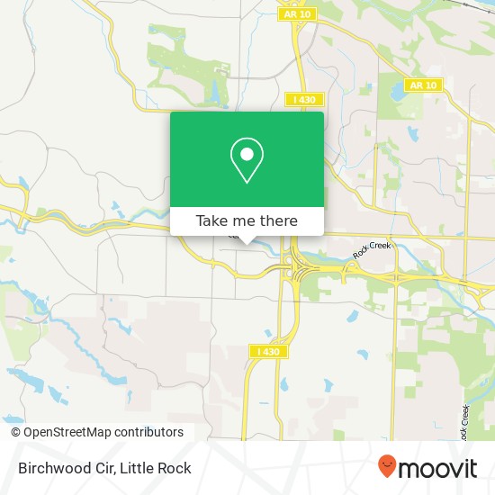 Birchwood Cir map