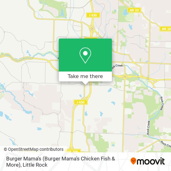 Mapa de Burger Mama's (Burger Mama's Chicken Fish & More)