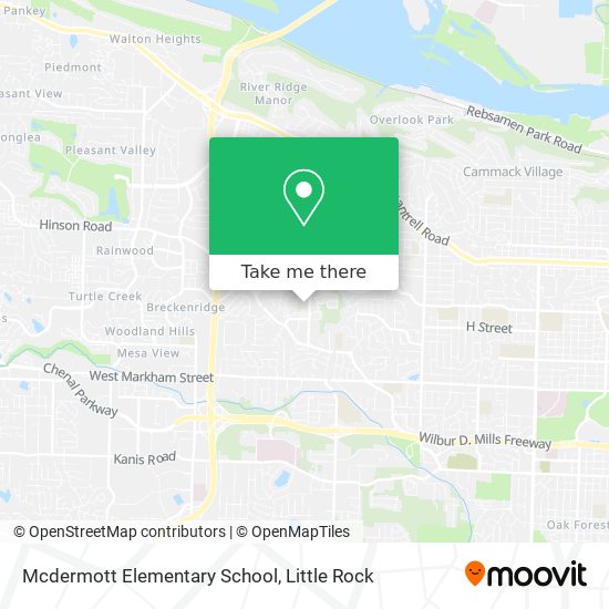 Mcdermott Elementary School map