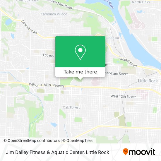 Jim Dailey Fitness & Aquatic Center map