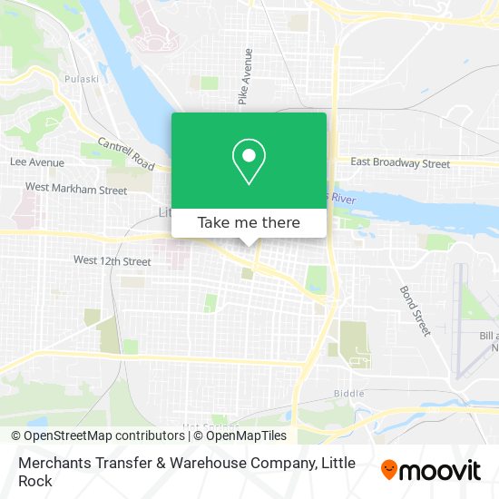 Merchants Transfer & Warehouse Company map