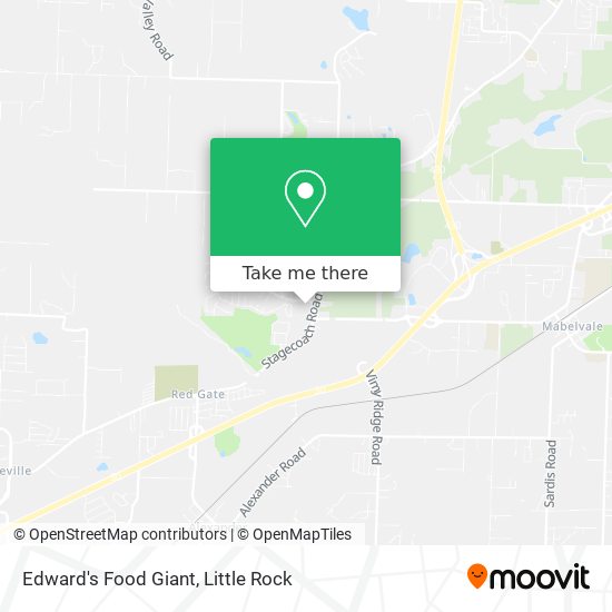 Edward's Food Giant map