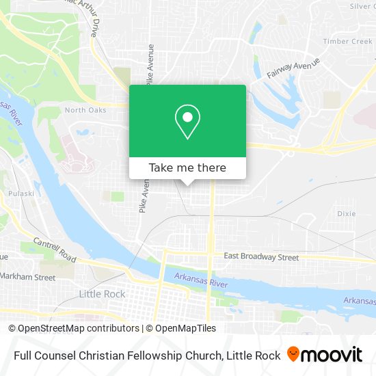 Mapa de Full Counsel Christian Fellowship Church