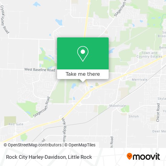 Rock City Harley-Davidson map