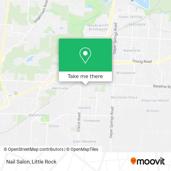 Nail Salon map