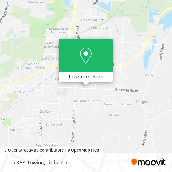 TJ's 35$ Towing map