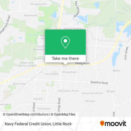 Navy Federal Credit Union map