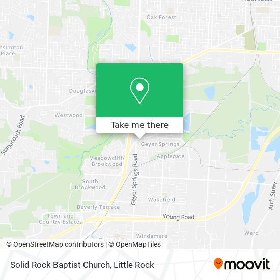 Mapa de Solid Rock Baptist Church