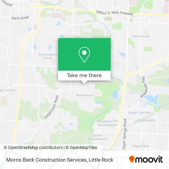 Morris Beck Construction Services map