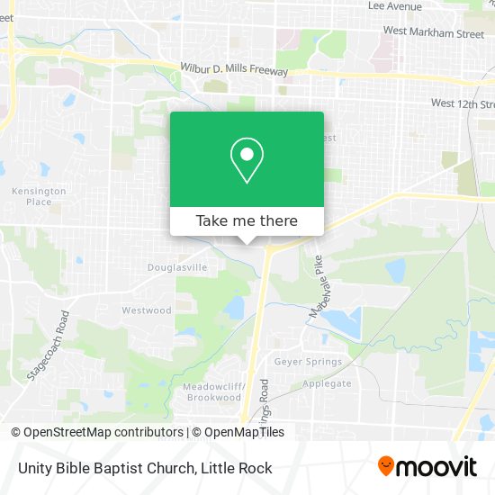 Unity Bible Baptist Church map