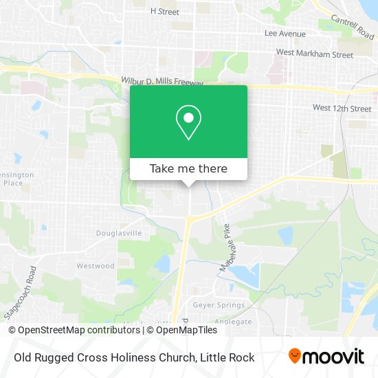 Mapa de Old Rugged Cross Holiness Church