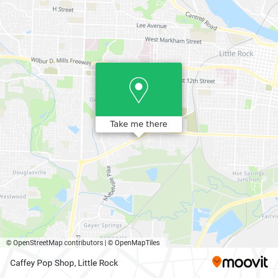 Caffey Pop Shop map