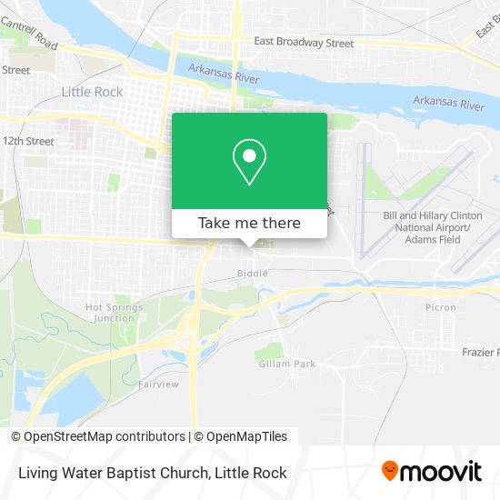 Mapa de Living Water Baptist Church
