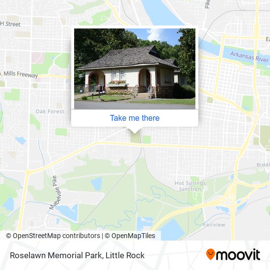 Roselawn Memorial Park map