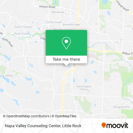 Mapa de Napa Valley Counseling Center