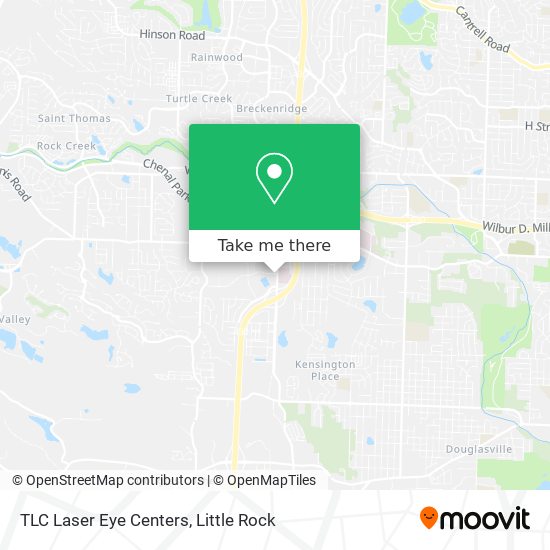 TLC Laser Eye Centers map