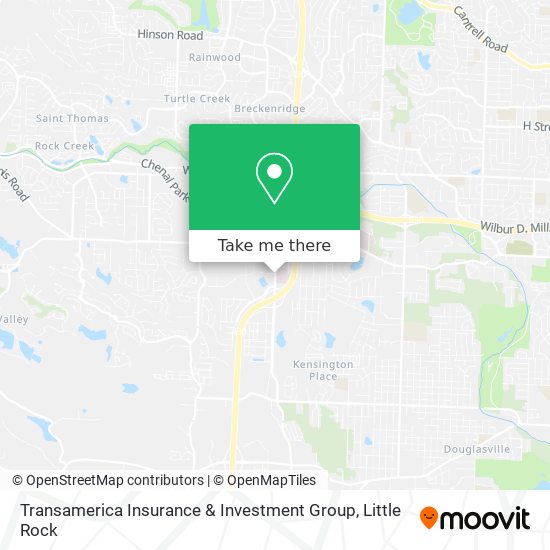 Transamerica Insurance & Investment Group map