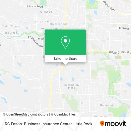 RC Fason- Business Insurance Center map