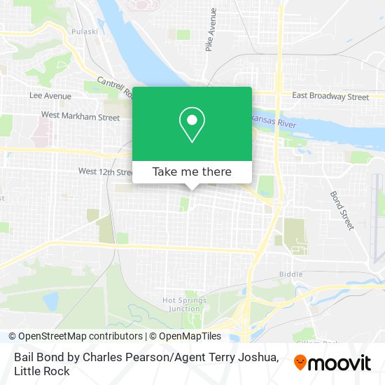 Bail Bond by Charles Pearson / Agent Terry Joshua map