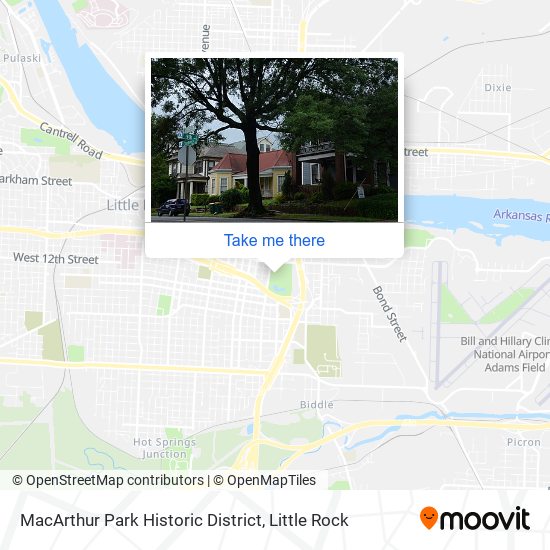 Mapa de MacArthur Park Historic District