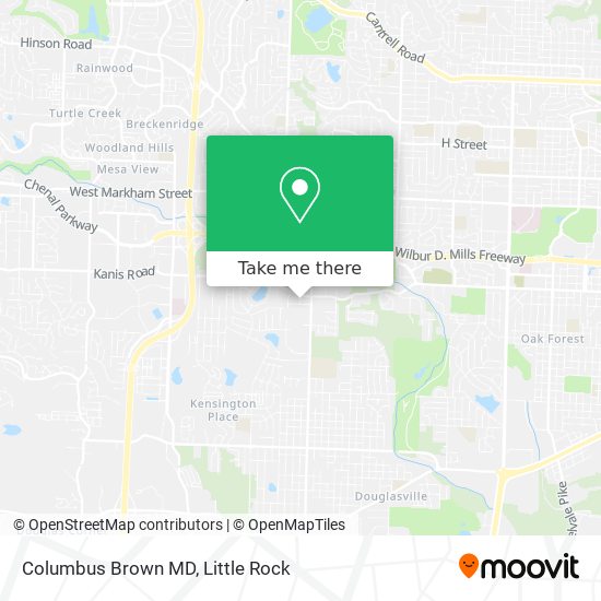 Mapa de Columbus Brown MD
