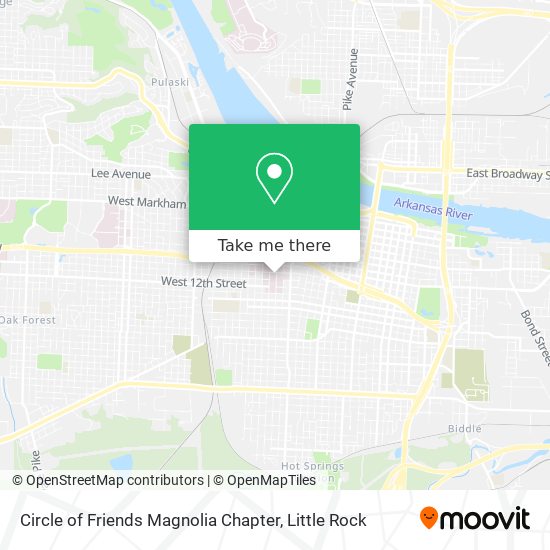 Mapa de Circle of Friends Magnolia Chapter