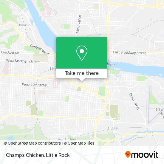 Mapa de Champs Chicken