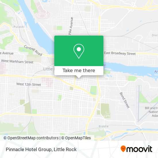 Pinnacle Hotel Group map