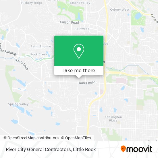 River City General Contractors map